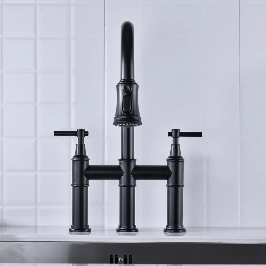 Dual Handle Pull-Down Faucet