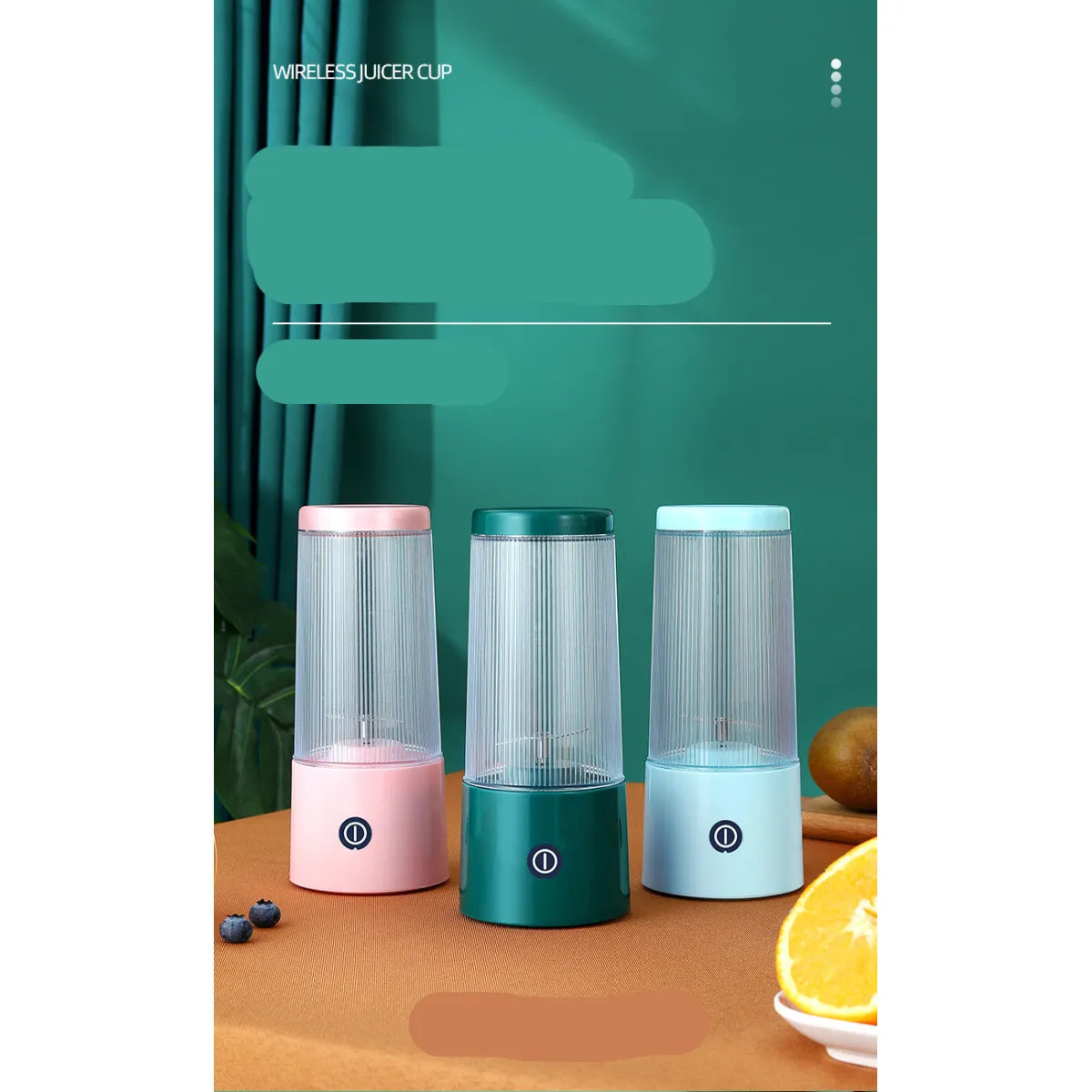 Rechargeable Portable Fruit Juicer Cup