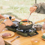 Double Fire Folding Gas Stove