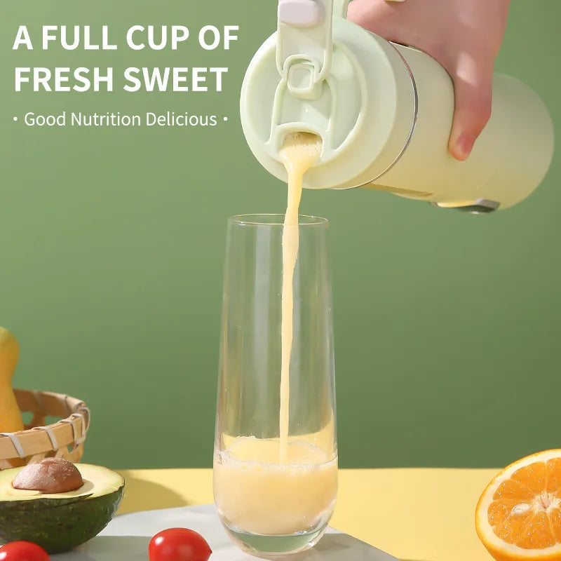 Portable Rechargeable Juice Blender (450ml)