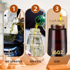 16oz / 470ml 2-in-1 Glass Oil Sprayer & Dispenser
