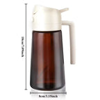 16oz / 470ml 2-in-1 Glass Oil Sprayer & Dispenser
